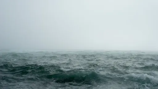 Choppy waters showing an uncertain path