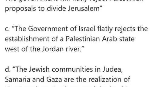 Likud Charter - their platform from 1999