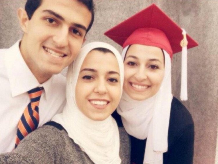 Deah, Yusur and Razan - three young Muslims killed in America