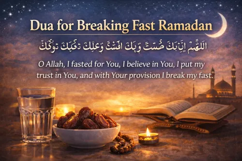 Dua for Breaking Fast Ramadan