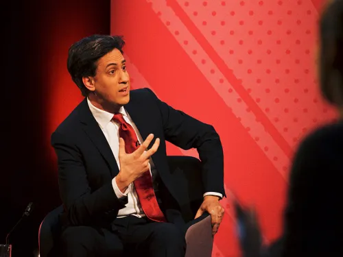 Ed Miliband at the Leaders Debate