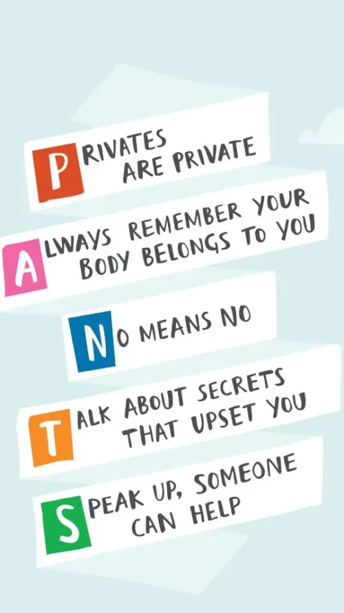 PANTS rules for child safety