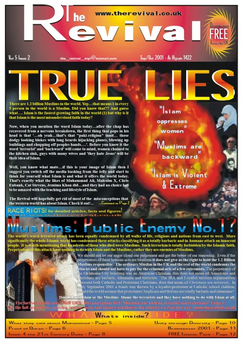 Newsletter - October 2001